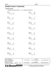 Comparing Fractions: Basic