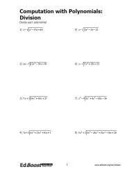 Division with Polynomials Pic