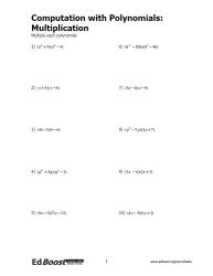 Multiplication with Polynomials Pic