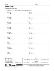 Place Value Tens pic