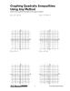 Graphing Quadratic Inequalities: Using Any Method